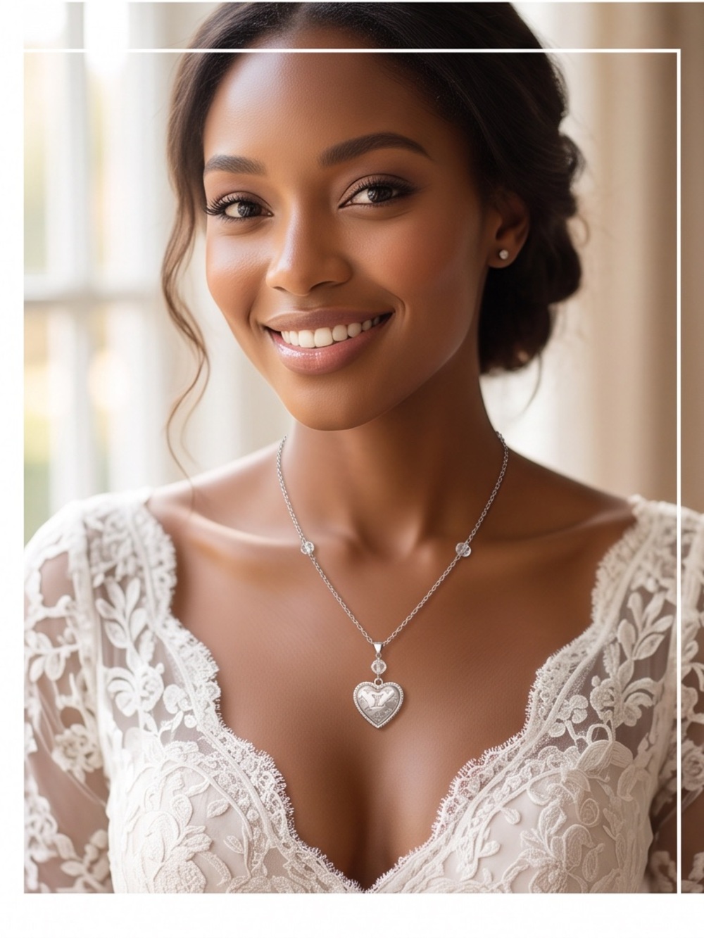 Sterling Silver Heart Pendant Necklace - Classic Elegance